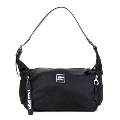 bolsa santa lolla hobo recortes grande feminina preto